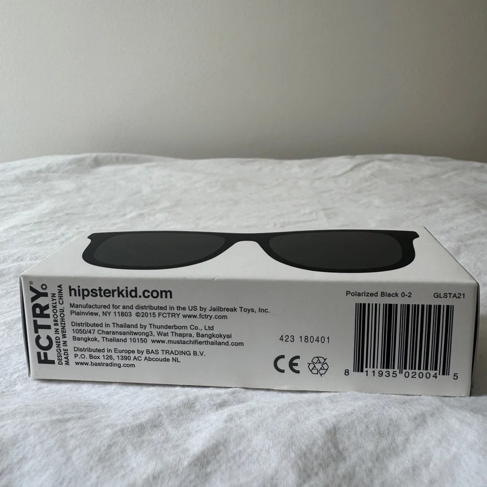 Hipsterkid Black Baby Sunglasses - Polarized w/Guarentee
